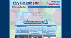 Desktop Screenshot of cozykidschildcare.com
